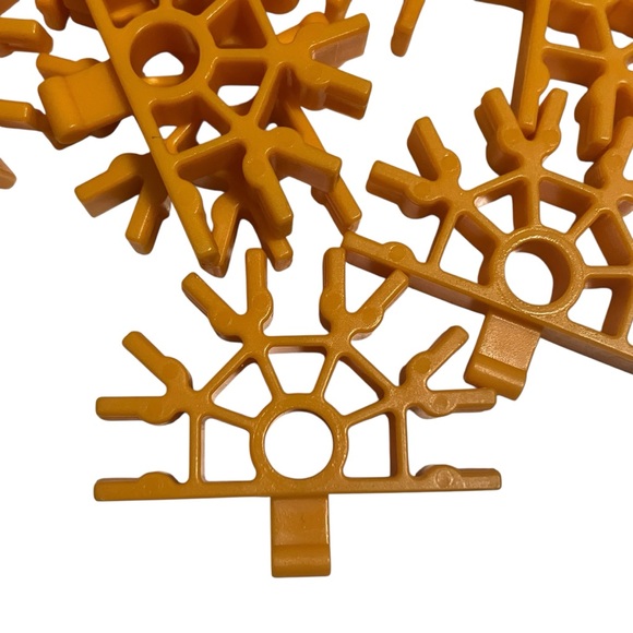 k'nex 80 Orange 5 Position Track Connectors with Tab Standard Replacement Pieces - Picture 2 of 5
